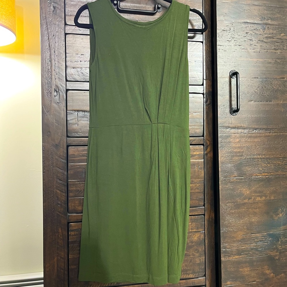 Banana Republic olive green dress